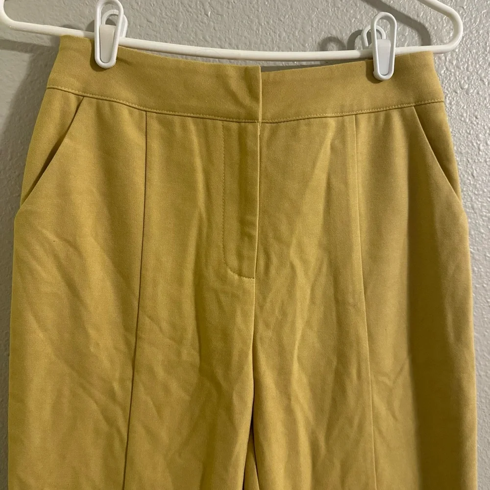 NWT Ghospell Chic Yellow Straight Leg Women's Pants - Picture 3 of 8